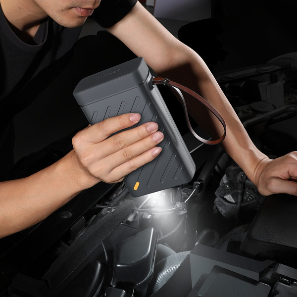 Zdjęcie produktu: Powerbank / Rozrusznik Baseus Reboost Jump Starter, 16000 mAh, 220V/100W czarny (CRJS02-A0G)