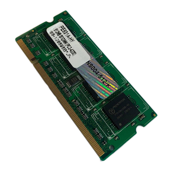 Zdjęcie produktu: Pamięć RAM Hypertec PE831A-HY 512MB SODIMM PC2-4200