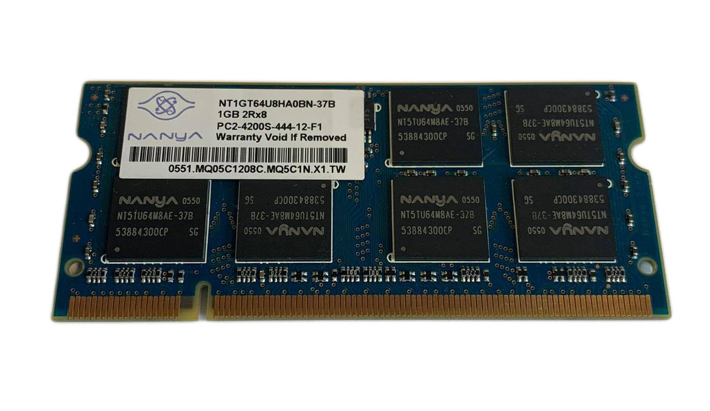 Zdjęcie produktu: Pamięć RAM NANYA NT1GT64U8HA0BN-37B 1GB 2RX8