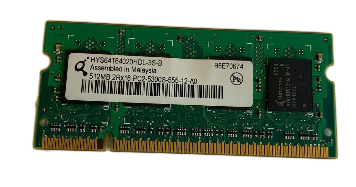Zdjęcie produktu: Pamięć RAM Qimonda 512MB DDR2