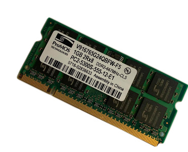 Miniatura produktu: Pamięć RAM Promos 1GB 2RX8