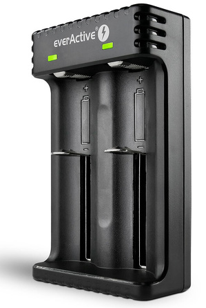 Miniatura produktu: Ładowarka akumulatorków cylindrycznych Li-ion 2 niezależne kanały ładowania everActive LC-200 Miniatura produktu: Ładowarka akumulatorków cylindrycznych Li-ion 2 niezależne kanały ładowania everActive LC-200