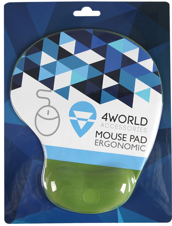 Zdjęcie produktu: Podkładka pod mysz 4World Żelowa Zielona 10101