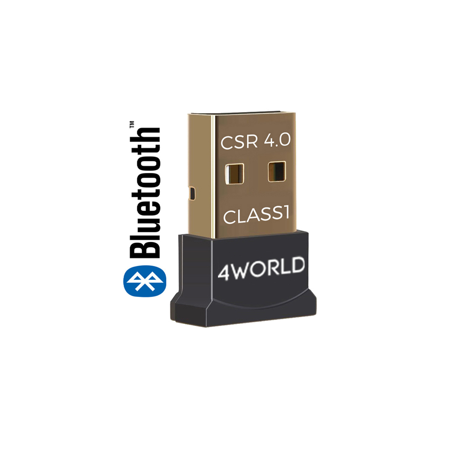 4World Super Szybki Adapter Odbiornik Bluetooth V4.0 Class 1 z EDR, CSR 8510, High Speed Dongle USB 4World Super Szybki Adapter Odbiornik Bluetooth V4.0 Class 1 z EDR, CSR 8510, High Speed Dongle USB