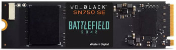 Miniatura zdjęcia: Dysk WD BLACK SN750SE NVMe SSD Battlefield 2042 Edition 1TB Gen4 (WDBB9J0010BNC-WRSN)