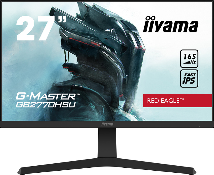 Zdjęcie produktu: iiyama G-Master GB2770HSU-B1 Red Eagle 27" FHD IPS 165Hz 0.8ms FreeSync Premium PIVOT - z gwarancją iiyama 3 lata - zero martwych pikseli 30 dni