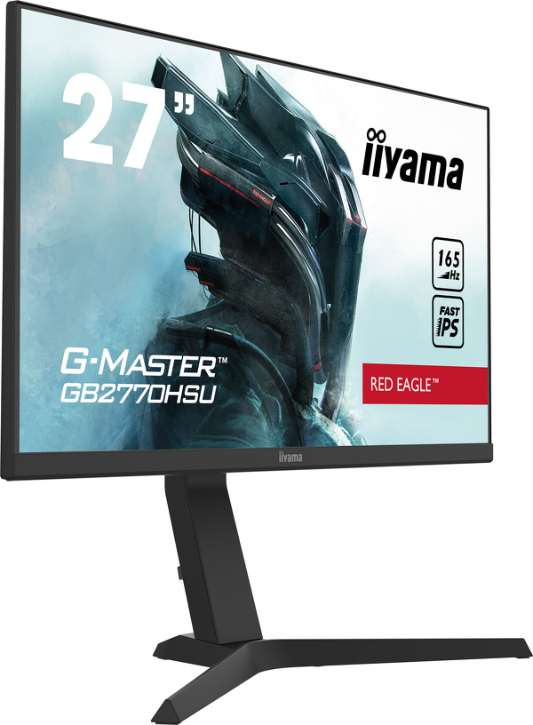 Zdjęcie produktu: iiyama G-Master GB2770HSU-B1 Red Eagle 27" FHD IPS 165Hz 0.8ms FreeSync Premium PIVOT - z gwarancją iiyama 3 lata - zero martwych pikseli 30 dni