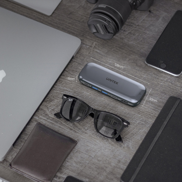 Zdjęcie produktu: Obudowa zewnętrzna na dysk SSD M.2 (PCIe/NVMe) Unitek USB 3.1 Gen2 Typ-C + 2 x USB 3.1, USB TYP-C i PD, HDMI (D1046A)