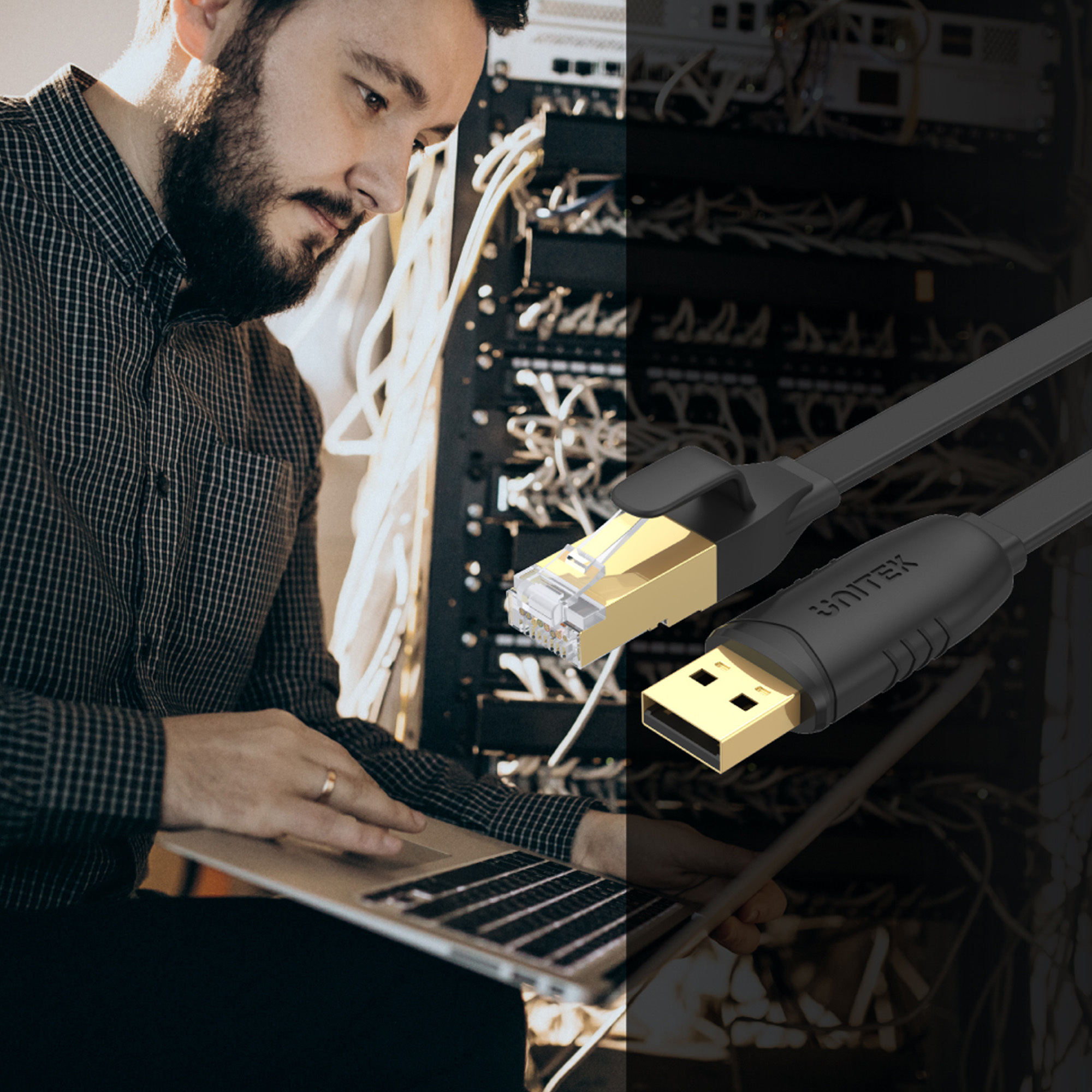 Unitek kabel sieciowy konsolowy (Y-SP02001B)