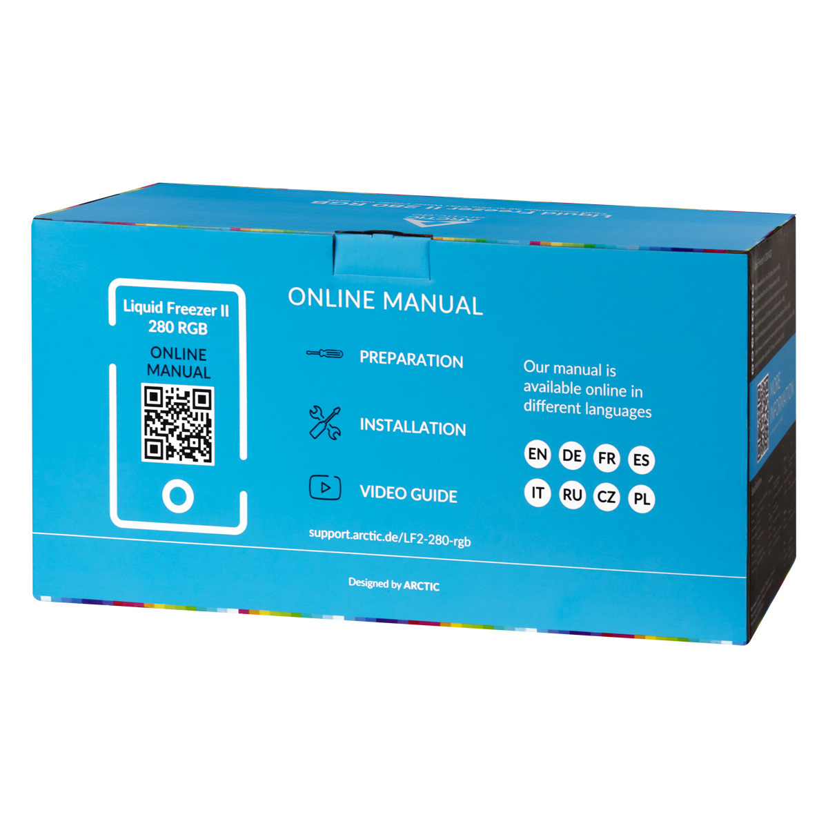 Chłodzenie wodne Arctic Liquid Freezer II 280 RGB Black z kontrolerem (ACFRE00107A) Chłodzenie wodne Arctic Liquid Freezer II 280 RGB Black z kontrolerem (ACFRE00107A)