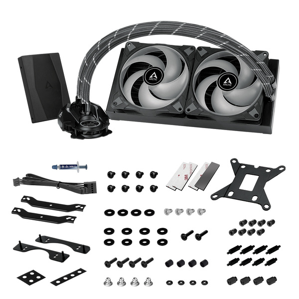 Zdjęcie produktu: Chłodzenie wodne Arctic Liquid Freezer II 280 RGB Black z kontrolerem (ACFRE00107A) Zdjęcie produktu: Chłodzenie wodne Arctic Liquid Freezer II 280 RGB Black z kontrolerem (ACFRE00107A)