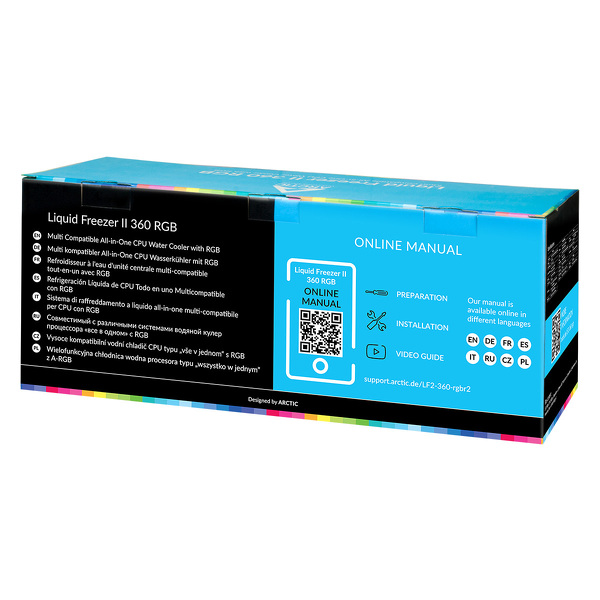 Zdjęcie produktu: Chłodzenie wodne Arctic Liquid Freezer II 420 RGB Black (ACFRE00110A) Zdjęcie produktu: Chłodzenie wodne Arctic Liquid Freezer II 420 RGB Black (ACFRE00110A)