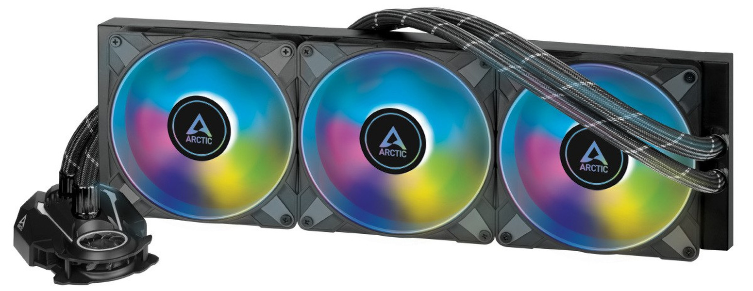 Zdjęcie produktu: Chłodzenie wodne Arctic Liquid Freezer II 420 ARGB Black (ACFRE00109A) Zdjęcie produktu: Chłodzenie wodne Arctic Liquid Freezer II 420 ARGB Black (ACFRE00109A)
