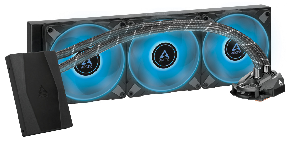 Chłodzenie wodne Arctic Liquid Freezer II 420 RGB Black z kontrolerem (ACFRE00111A) Chłodzenie wodne Arctic Liquid Freezer II 420 RGB Black z kontrolerem (ACFRE00111A)