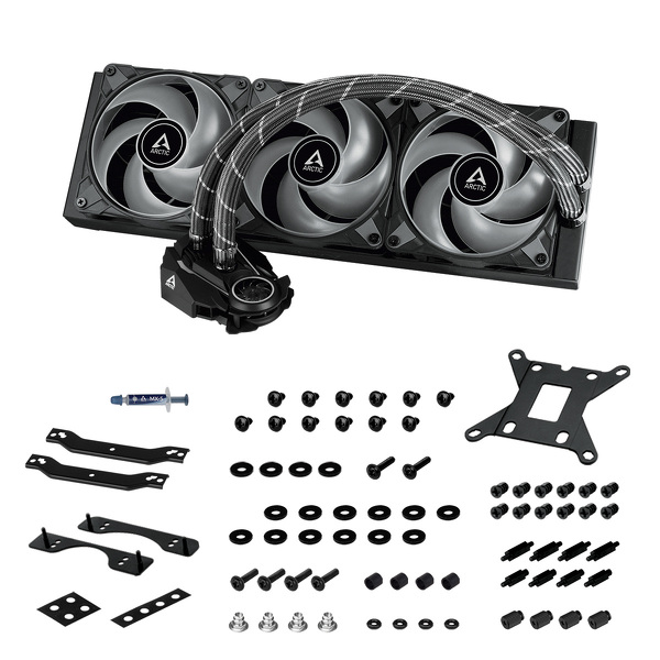 Zdjęcie produktu: Chłodzenie wodne Arctic Liquid Freezer II 420 RGB Black z kontrolerem (ACFRE00111A) Zdjęcie produktu: Chłodzenie wodne Arctic Liquid Freezer II 420 RGB Black z kontrolerem (ACFRE00111A)