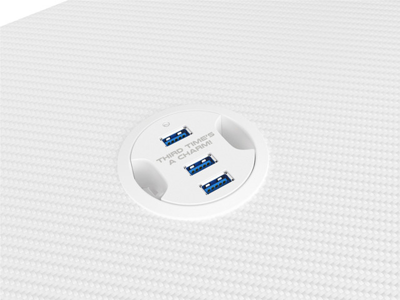 Zdjęcie produktu: Biurko gamingowe Genesis Holm 320 RGB Białe