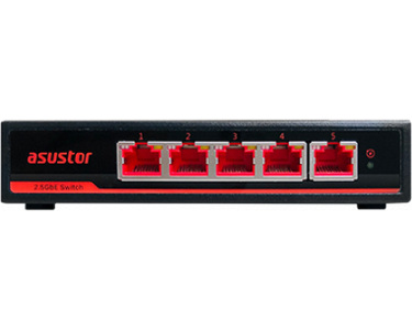 Miniatura produktu: Asustor Switch'nstor ASW205T 5-port 2.5GBase-T Unmanaged Switch
