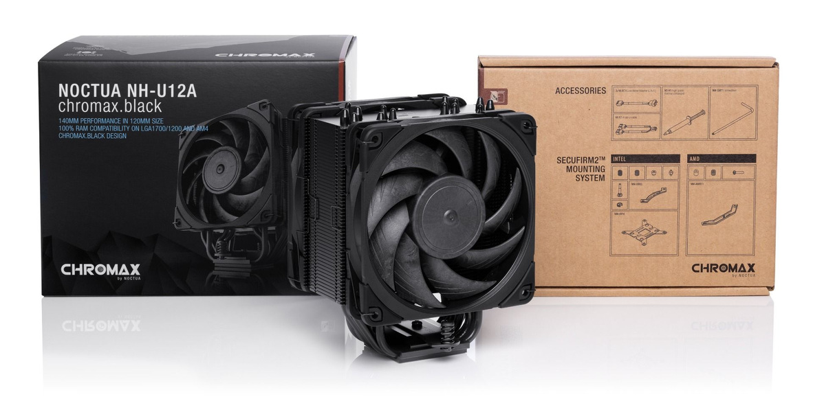 Zdjęcie produktu: Noctua NH-U12A chromax.black