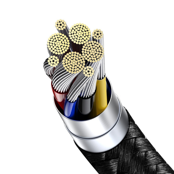 Zdjęcie produktu: Kabel przewód USB Typ-C do Typ-C 200cm Baseus Display LCD Quick Charge 100W, PD z obsługą szybkiego ładowania - czarny (CATSK-C01) Zdjęcie produktu: Kabel przewód USB Typ-C do Typ-C 200cm Baseus Display LCD Quick Charge 100W, PD z obsługą szybkiego ładowania - czarny (CATSK-C01)