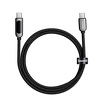 Miniatura zdjęcia: Kabel przewód USB Typ-C do Typ-C 200cm Baseus Display LCD Quick Charge 100W, PD z obsługą szybkiego ładowania - czarny (CATSK-C01) Miniatura zdjęcia: Kabel przewód USB Typ-C do Typ-C 200cm Baseus Display LCD Quick Charge 100W, PD z obsługą szybkiego ładowania - czarny (CATSK-C01)