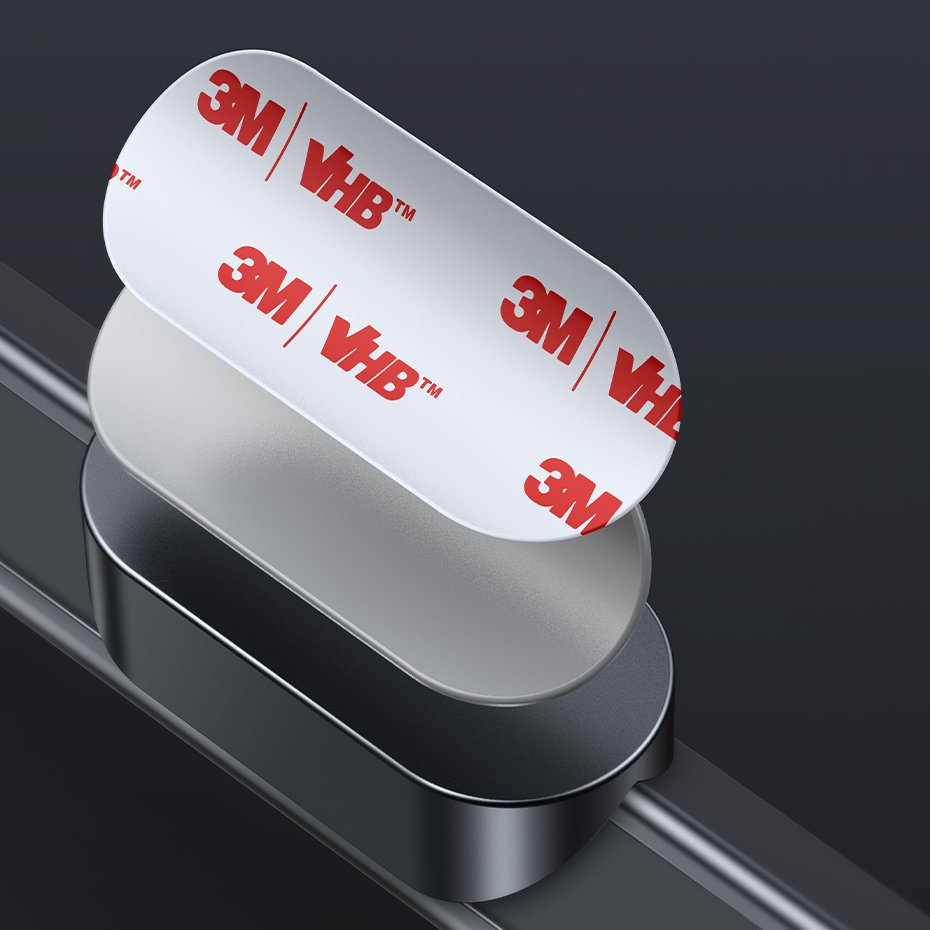 Akcesorium samochodowe Baseus tabliczka parkingowa do samochodu auta na numer telefonu czarny (CNFT000001)