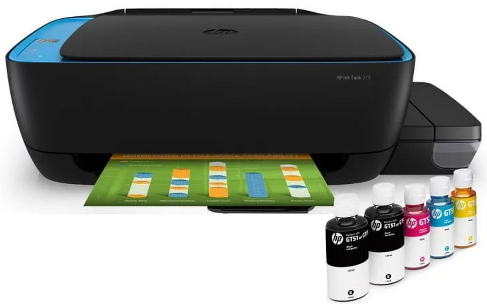 Zdjęcie produktu: Urządzenie wielofunkcyjne HP Ink Tank 319 Z6Z13A (atramentowe kolor; A4; Skaner płaski)