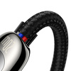 Miniatura zdjęcia: Kabel przewód USB Typ-C - Lightning / iPhone 200cm Baseus Display z obsługą szybkiego ładowania 20W PD - czarny (CATLSK-A01)