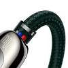 Miniatura zdjęcia: Kabel przewód USB Typ-C - Lightning / iPhone 200cm Baseus Display z obsługą szybkiego ładowania 20W PD - zielony (CATLSK-A06)