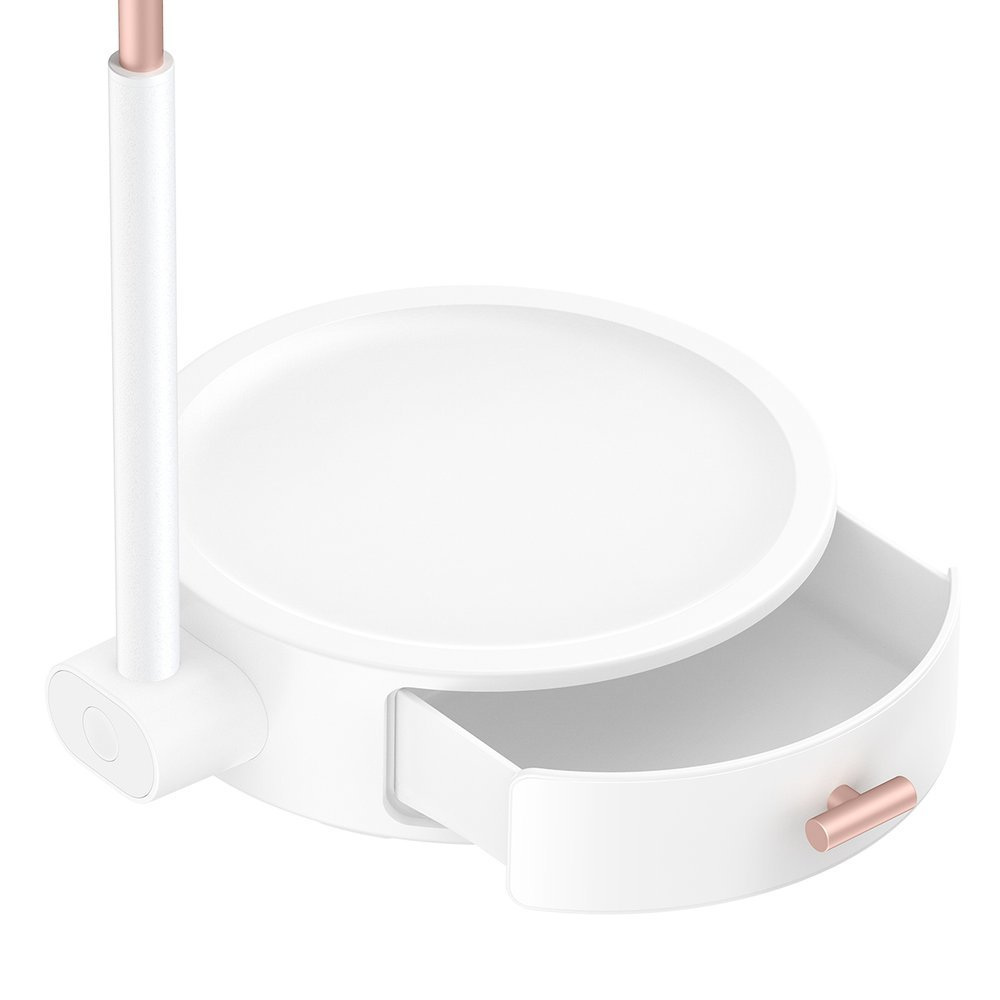 Baseus Smart Beauty lusterko lustro z lampką LED do makijażu i szufladką biały (DGZM-02) Baseus Smart Beauty lusterko lustro z lampką LED do makijażu i szufladką biały (DGZM-02)