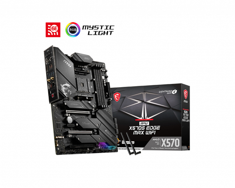 Zdjęcie produktu: Płyta główna MSI MPG X570S EDGE MAX WIFI AM4 Zdjęcie produktu: Płyta główna MSI MPG X570S EDGE MAX WIFI AM4