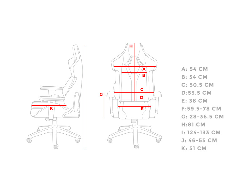 Zdjęcie produktu: Fotel gamingowy Genesis Nitro 650 Howlite White