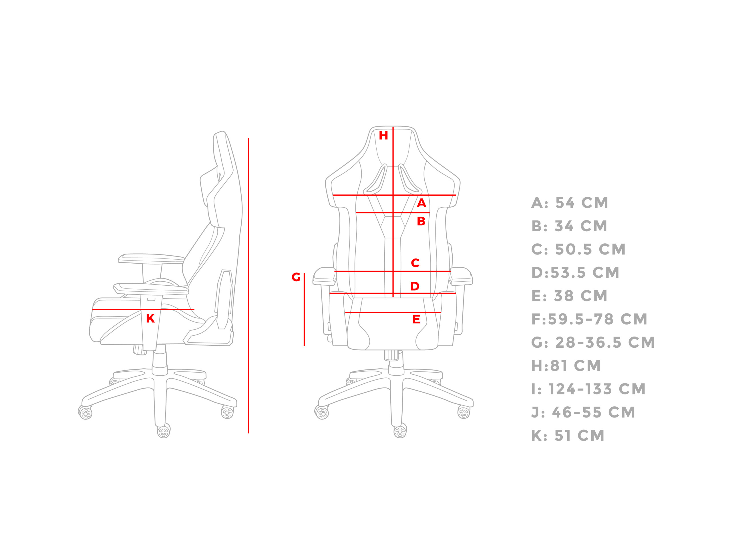 Fotel gamingowy Genesis Nitro 650 Howlite White