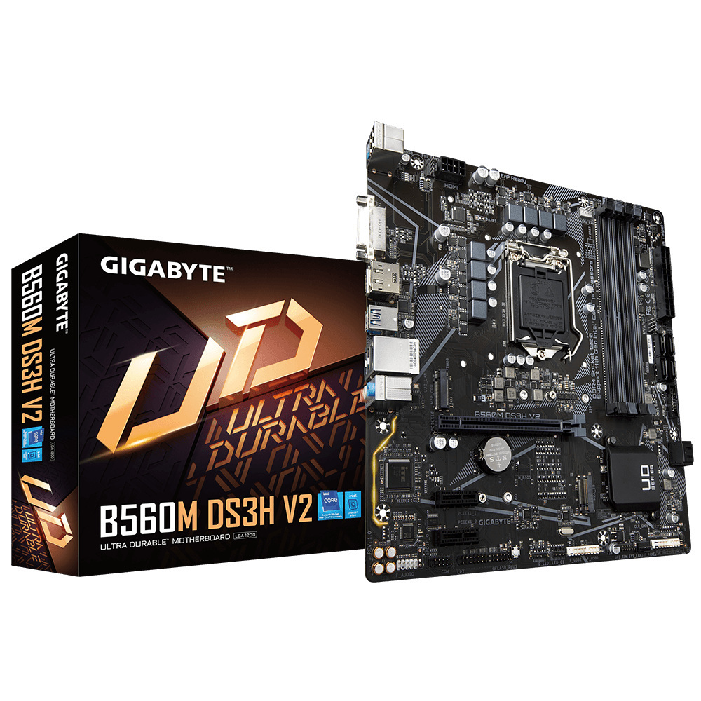 Płyta główna Gigabyte B560M DS3H V2 DDR4 LGA1200 Płyta główna Gigabyte B560M DS3H V2 DDR4 LGA1200