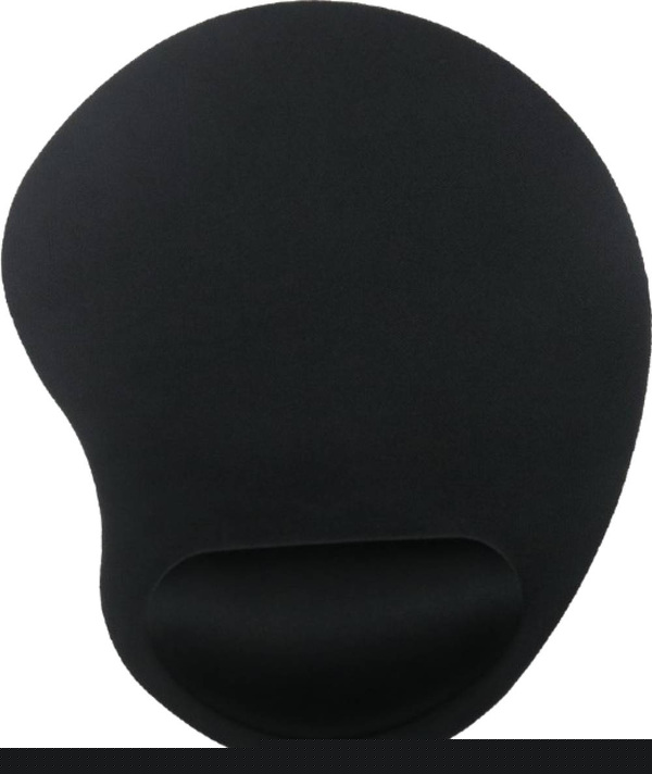 Zdjęcie produktu: Podkładka pod mysz Gembird Mouse Pad Gel Black (MP-ERGO-01), czarna, ergonomiczna