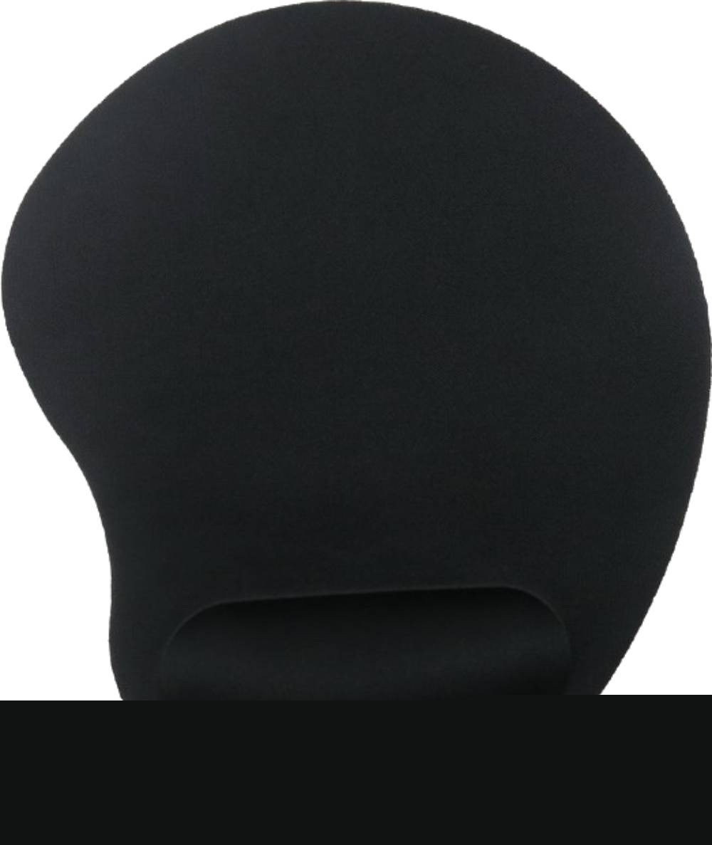 Podkładka pod mysz Gembird Mouse Pad Gel Black (MP-ERGO-01), czarna, ergonomiczna