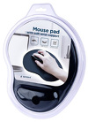Miniatura zdjęcia: Podkładka pod mysz Gembird Mouse Pad Gel Black (MP-ERGO-01), czarna, ergonomiczna