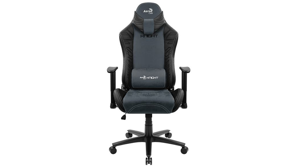 Fotel gamingowy Aerocool FD Knight, czarno-niebieski