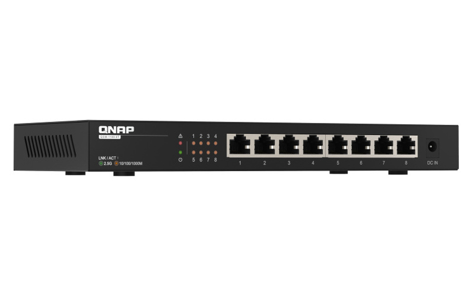 Zdjęcie produktu: Qnap QSW-1108-8T 8 portowy przełącznik 8x 2,5GbE Zdjęcie produktu: Qnap QSW-1108-8T 8 portowy przełącznik 8x 2,5GbE