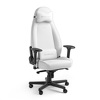 Fotel noblechairs ICON White Edition, biały, białe obszycie