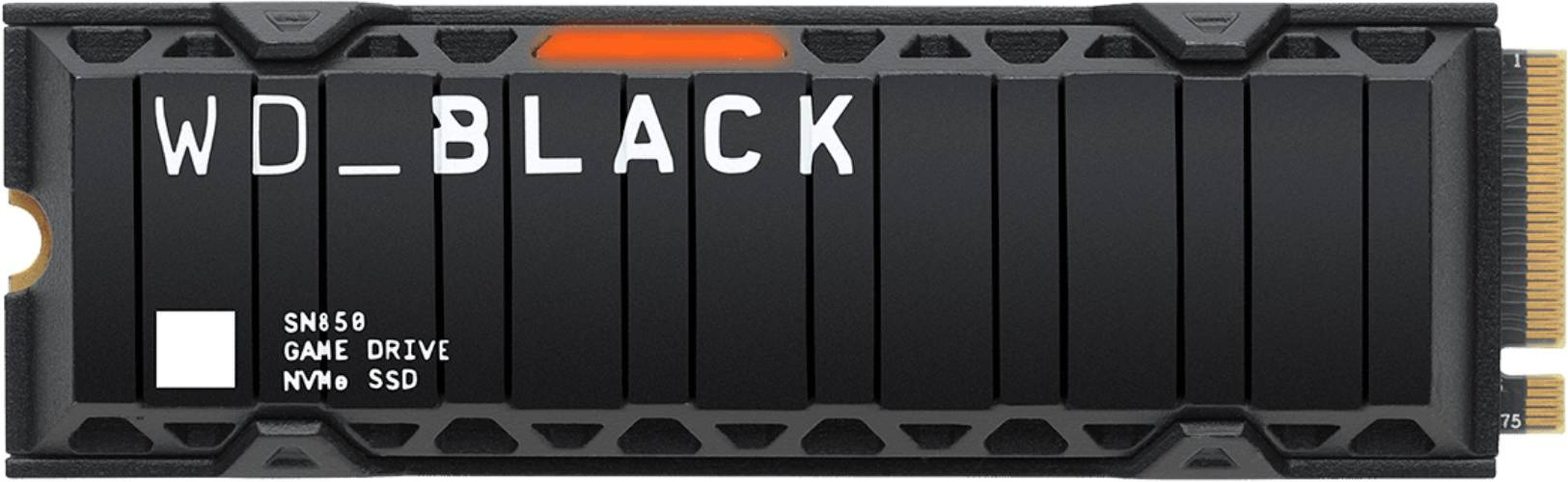 Zdjęcie produktu: Dysk WD Black SN850 SSD 2TB M.2 PCIe NVMe Gen4 with Heatsink 7000/5100MB/s (WDS200T1XHE)