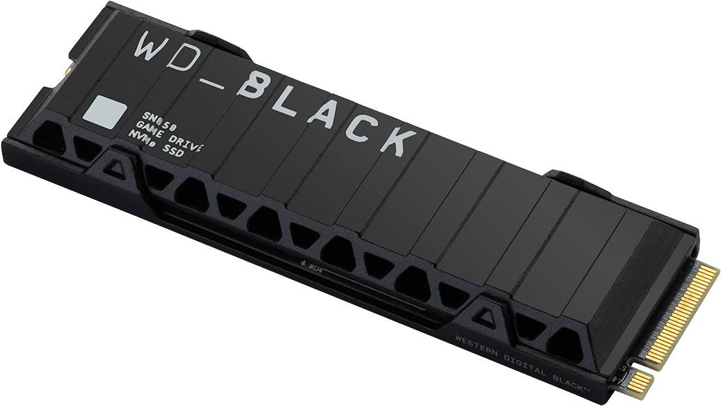 Dysk WD Black SN850 SSD 2TB M.2 PCIe NVMe Gen4 with Heatsink 7000/5100MB/s (WDS200T1XHE)