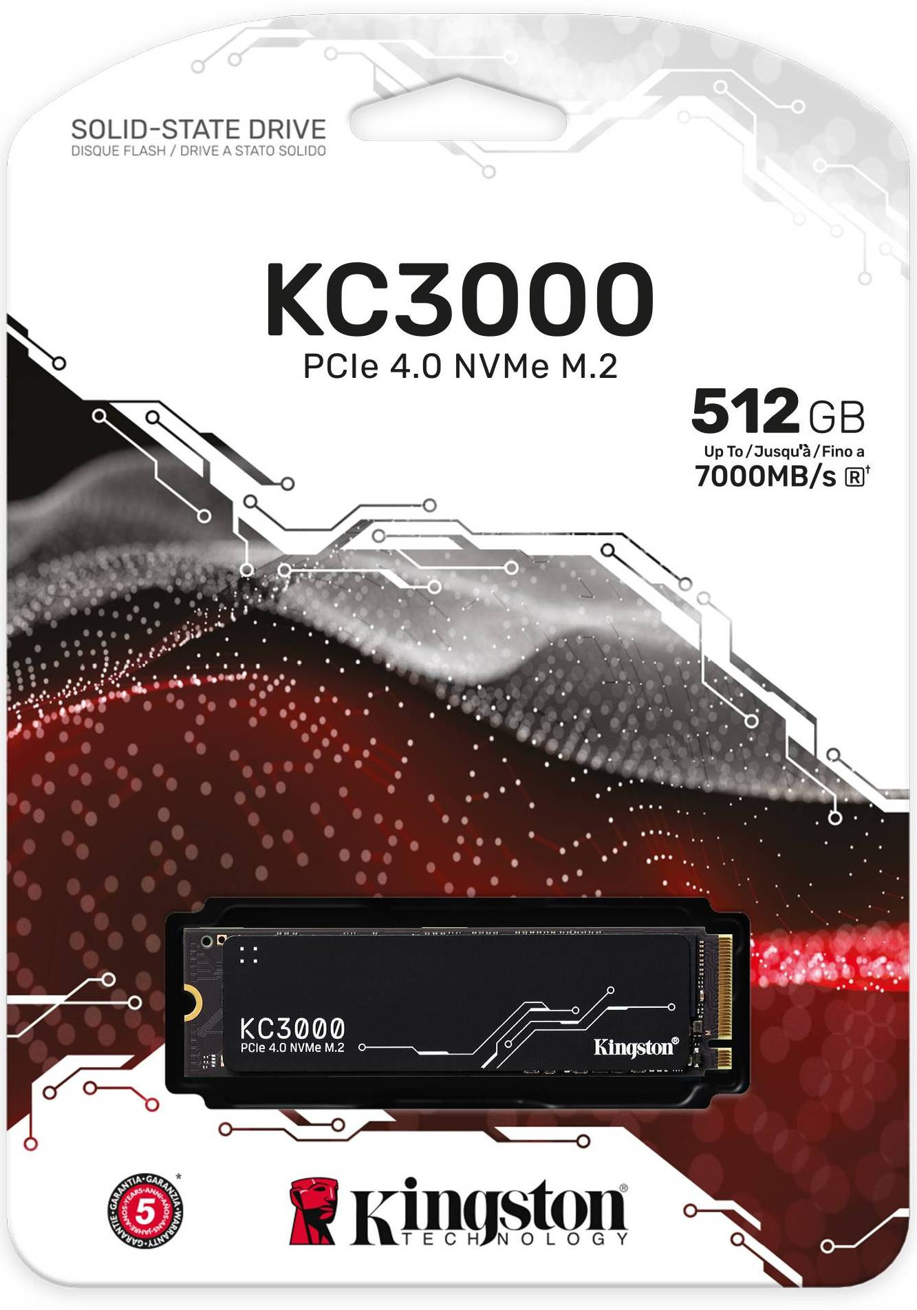 Kingston KC3000 512GB M.2 PCIe NVMe Gen4