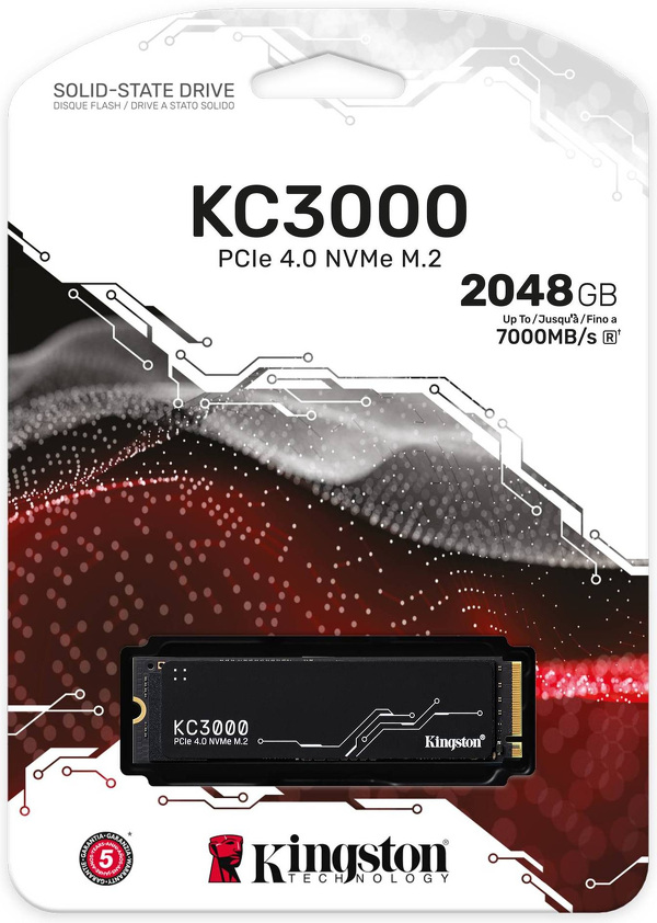 Zdjęcie produktu: Kingston KC3000 2TB M.2 PCIe NVMe Gen4