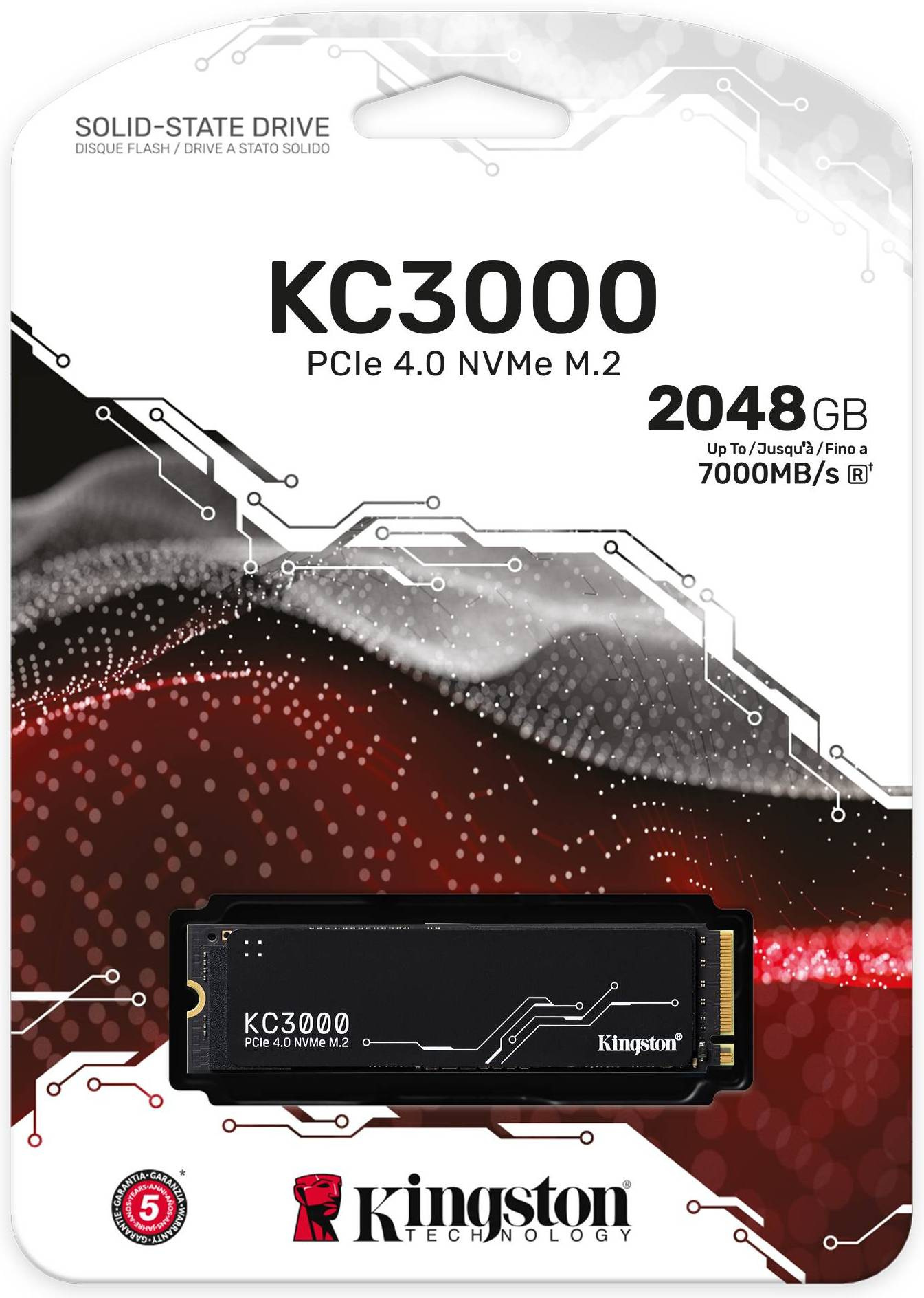 Kingston KC3000 2TB M.2 PCIe NVMe Gen4