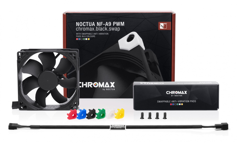 Zdjęcie produktu: Noctua NF A9 PWM chromax.black.swap 92mm