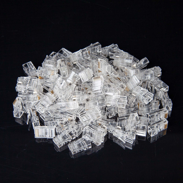 Zdjęcie produktu: Wtyk sieciowy modularny RJ45 (8P8C) Cat. 6 100 szt. Unitek (Y-OT19TP)