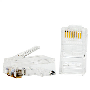 Miniatura produktu: Wtyk sieciowy modularny RJ45 (8P8C) Cat. 6 100 szt. Unitek (Y-OT19TP)