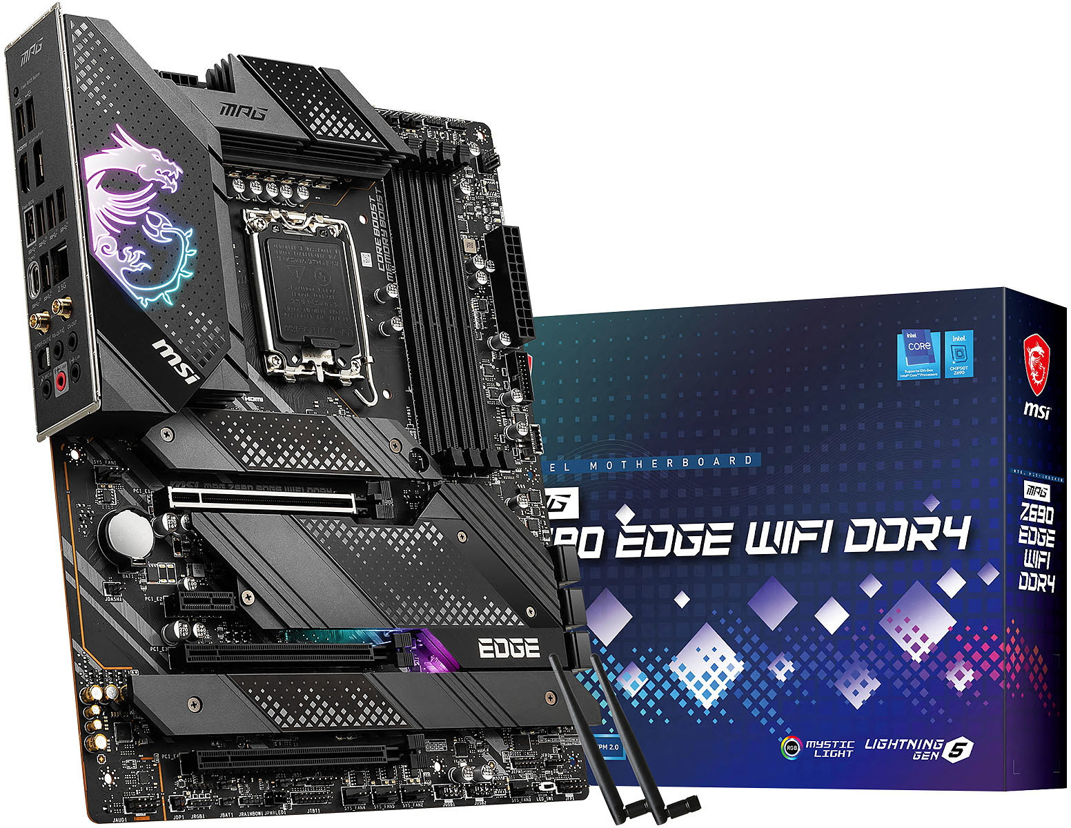 Płyta główna MSI MPG Z690 EDGE WIFI DDR4 LGA1700 Płyta główna MSI MPG Z690 EDGE WIFI DDR4 LGA1700