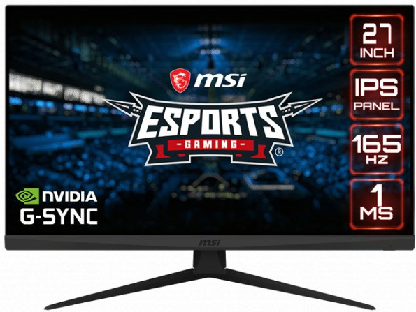 Monitor MSI Optix G273 27" FHD IPS 165Hz Monitor MSI Optix G273 27" FHD IPS 165Hz
