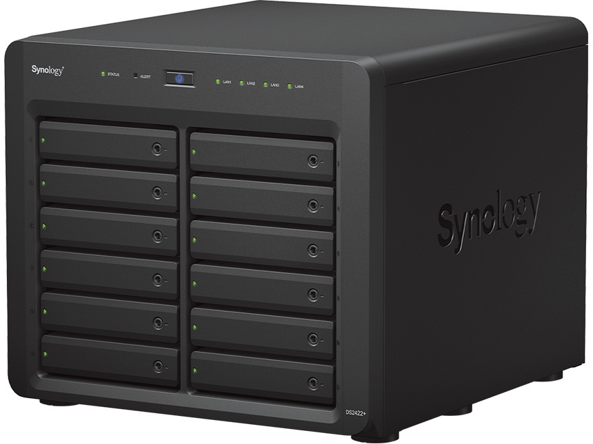 Synology DS2422+12-bay AMD Ryzen V1500B  4GB 4xGbE LAN